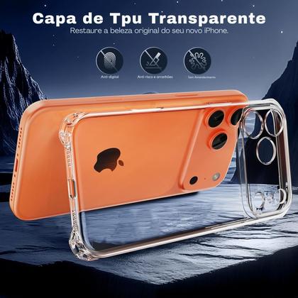 Imagem de Capa Capinha Air Anti Impacto Para iPhone 17 Pro Max 6.9 5g