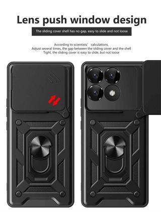 Imagem de Capa Capinha Anti Impacto Anel Compativel Com Xiaomi Poco F6 Pro 5G