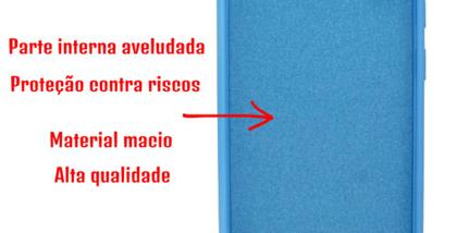 Imagem de Capa Capinha Anti Impacto Aveludada Preta Para Galaxy A36