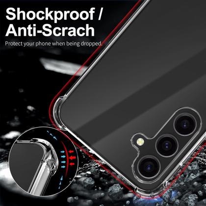 Imagem de Capa Capinha Anti Impacto Para Galaxy A55 6.6 + Pelicula 3d