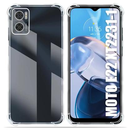 Imagem de Capa Capinha Anti Impacto Para Moto E22 Transparente Protetora