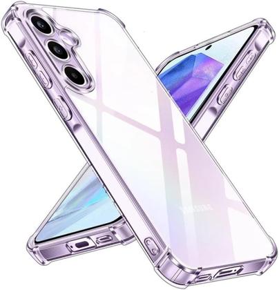 Imagem de Capa Capinha Anti Impacto + Película Privacidade 3D Compatível Com Samsung Galaxy A55 5G