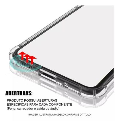 Imagem de Capa Capinha Anti Impacto Transparente e Película 3D Para Motorola G35