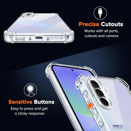 Imagem de Capa Capinha Anti Queda Para Galaxy A36 6.7 + Película 3d