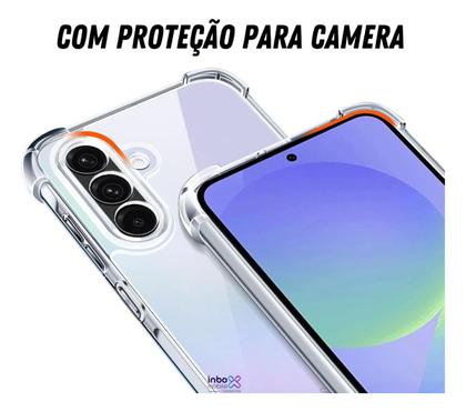 Imagem de Capa Capinha Anti Queda Para Galaxy A56 6.7 + Película 3d
