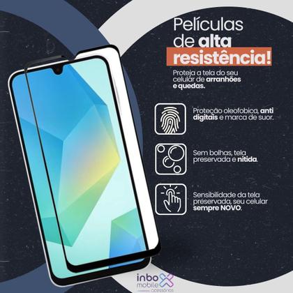 Imagem de Capa Capinha Anti Queda Para Galaxy A56 6.7 + Película 3d