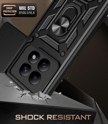 Imagem de Capa Capinha Armadura Para Xiaomi Redmi Note 15 Pro Plus 5g Cor:Preto
