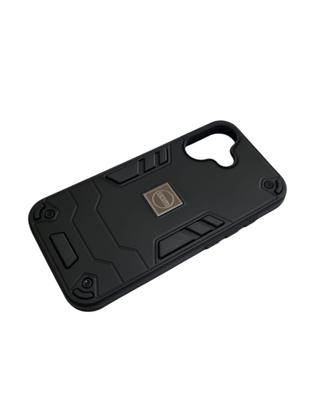 Imagem de Capa Capinha Armadura Resistente BGM Preta Para Iphone 16