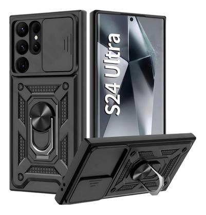 Imagem de Capa Capinha Armor Militar Galaxy S24 Ultra Anti Impacto Proteção Câmera Anel 360 Suporte e Imã