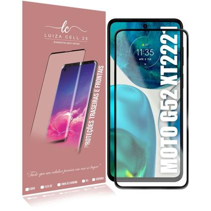 Imagem de Capa Capinha Aveludada Compativel Moto G52 XT2221 6.6 + Pelicula Vidro Full 3d - Luiza Cell25