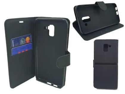 Imagem de Capa Capinha Carteira Flip Para Samsung Galaxy J6 2018 Cor Preto
