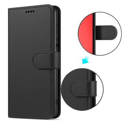 Imagem de Capa Capinha Carteira para Motorola Moto G86 5G Flip Preta