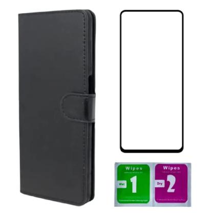 Imagem de Capa Capinha Carteira + Pelicula Vidro 3D Para Samsung Galaxy A16