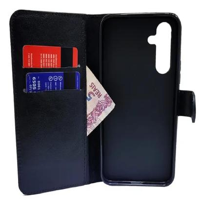 Imagem de Capa Capinha Carteira Preta Para Samsung Galaxy A16