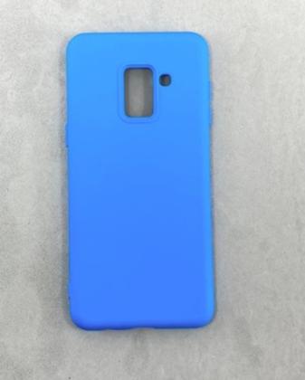 Imagem de Capa Capinha Case A8 (2018) da Samsung Galaxy Silicone Aveludado Proteção de Câmera Colorida