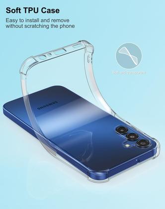 Imagem de Capa Capinha Case Anti Impacto E Película 3d Para Samsung Galaxy A15