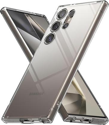 Imagem de Capa Capinha Case Anti-Impacto Transparente Premium Silicone + Película de Ceramica 9D para Samsung Galaxy S23, S23 Plus e S23 Ultra