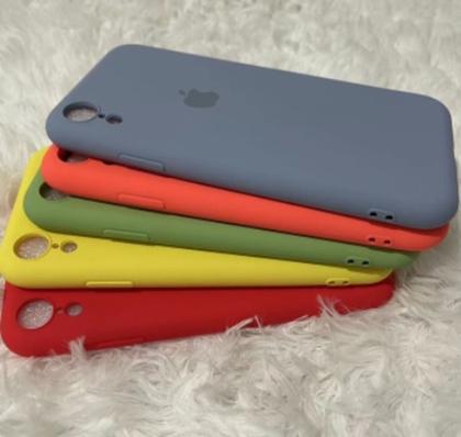 Imagem de Capa Capinha Case Apple IPhone XR Silicone Case Aveludado Proteção de Câmera