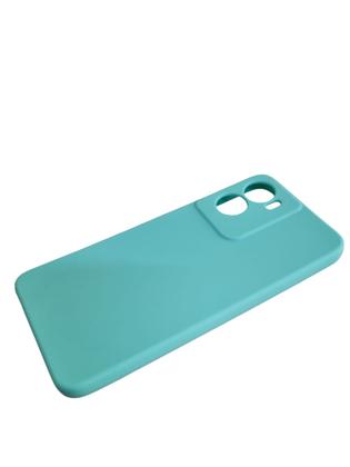 Imagem de Capa Capinha Case Aveludada + Película 3D Vidro Para Motorola Moto G05 Cor: Verde Água