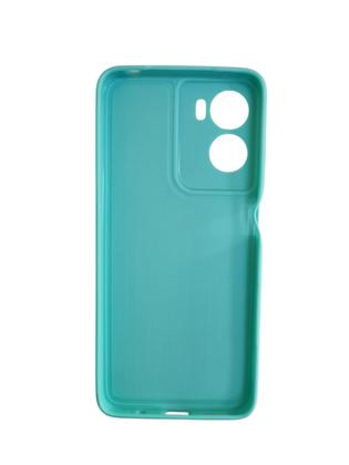 Imagem de Capa Capinha Case Aveludada + Película 3D Vidro Para Motorola Moto G05 Cor: Verde Água