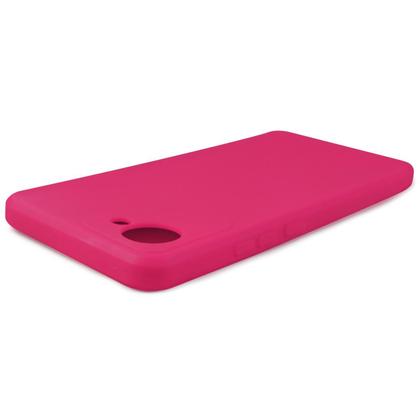 Imagem de Capa Capinha Case Aveludada Rosa Chiclete Realme C30 6.5 - Luiza Cell25