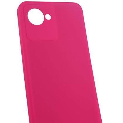 Imagem de Capa Capinha Case Aveludada Rosa Chiclete Realme C30 6.5 - Luiza Cell25