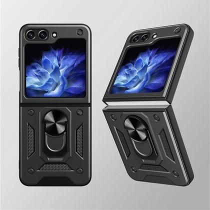 Imagem de Capa Capinha Case Compatível com Samsung Galaxy Z Flip 7 FE - Protetora Militar Resistente Anti Impacto Queda Armadura