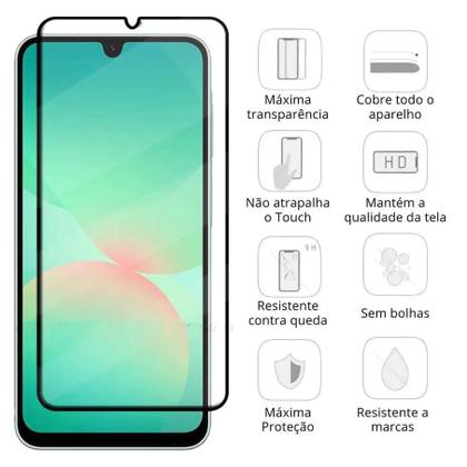 Imagem de Capa Capinha Case e Película de Vidro 3D para Samsung Galaxy A26 6.7