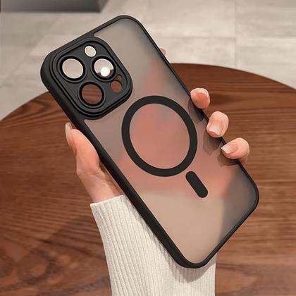 Imagem de Capa Capínha Case Magnética Fosca Compatível Com iPhone 16 Pro Max