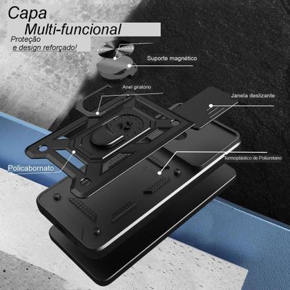 Imagem de Capa Capinha Case Para Infinix Smart 9 - Protetora Militar