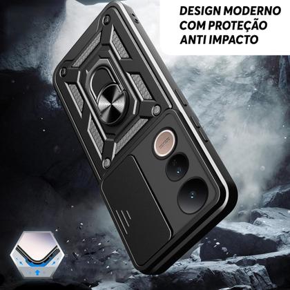 Imagem de Capa Capinha Case para Jovi V50 Lite 5G - Protetora Militar Resistente Anti Impacto Queda Armadura
