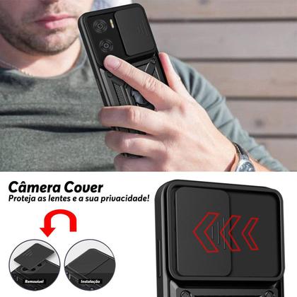 Imagem de Capa Capinha Case para Motorola Moto E22 E22i - Protetora Resistente Anti Impacto Queda Armadura Militar