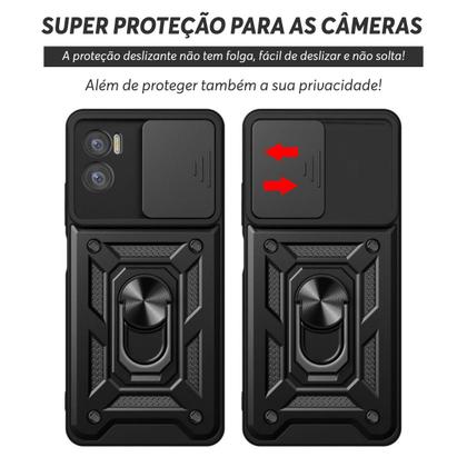 Imagem de Capa Capinha Case para Motorola Moto E22 E22i - Protetora Resistente Anti Impacto Queda Armadura Militar