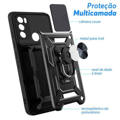 Imagem de Capa Capinha Case para Motorola Moto G50 - Protetora Resistente Anti Impacto Queda Armadura Militar