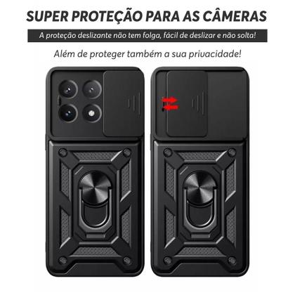 Imagem de Capa Capinha Case Para Poco X6 Pro - Protetora Militar