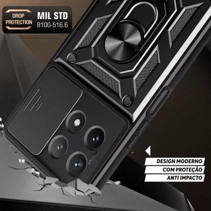Imagem de Capa Capinha Case Para Poco X6 Pro - Protetora Militar
