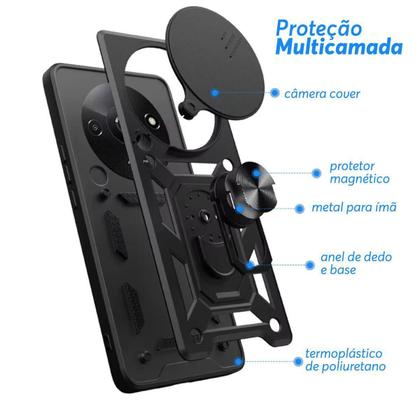 Imagem de Capa Capinha Case Para Redmi A3 - Protetora Militar