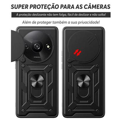 Imagem de Capa Capinha Case Para Redmi A3 - Protetora Militar