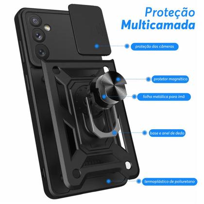 Imagem de Capa Capinha Case para Samsung Galaxy M34 - Protetora Resistente Anti Impacto Queda Armadura Militar