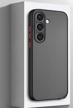 Imagem de Capa Capinha Case Premium Anti Impacto Fosca Preta Translúcida com Proteção de Câmera para Samsung Galaxy A56