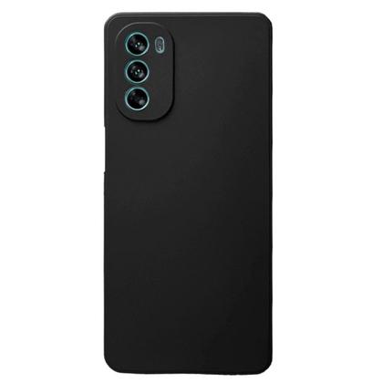 Imagem de Capa Capinha Case Preta + Película 3D Compativel Com Motorola Moto E7 / E22 / G13 /G14 / G22 / G23 / G52 / G53 /G62 /G84