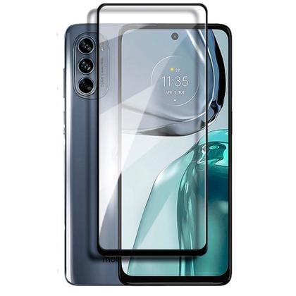 Imagem de Capa Capinha Case Preta + Película 3D Compativel Com Motorola Moto E7 / E22 / G13 /G14 / G22 / G23 / G52 / G53 /G62 /G84