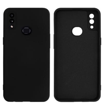 Imagem de Capa Capinha Case Samsung Galaxy A10 Silicone Aveludada com proteção de câmera