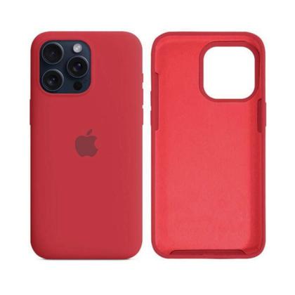 Imagem de Capa Capinha Case Silicone Aveludada Premium Compatível iPhone 15 Pro Max