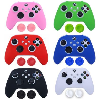 Imagem de Capa Capinha Case Skin p/ Controle de Xbox Series S X Protetora em Silicone Alta Proteção Compatível