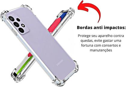 Imagem de Capa Capinha Com Bordas Anti Impacto Para Galaxy A52s Tela de 6,5 Polegadas
