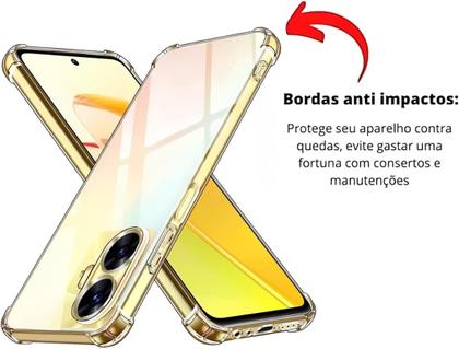 Imagem de Capa Capinha Com Bordas Anti Impacto Para Realme C55 Tela de 6,72 Polegadas