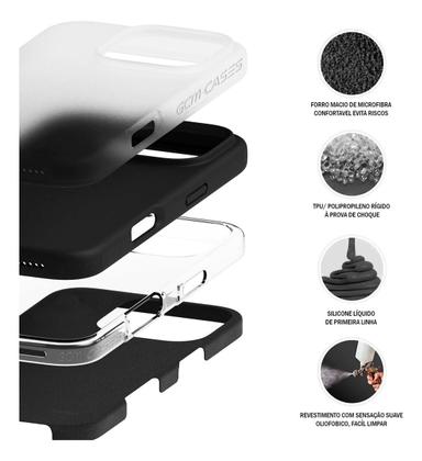 Imagem de Capa Capinha Compativel com iPhone 16 Pro Max Proteção de Câmera Silicone Veludo