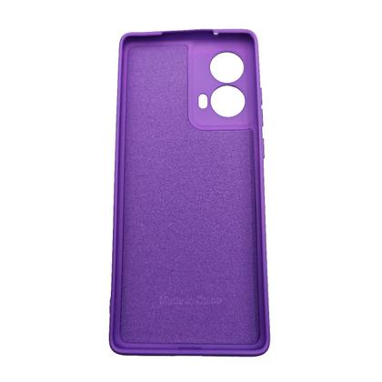 Imagem de Capa Capinha Compatível Com moto G85 Silicone Aveludada Premium