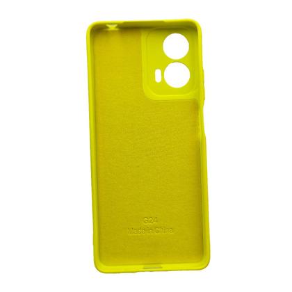 Imagem de Capa Capinha Compatível Com MOTOROLA moto G24 Xt2423 Silicone Aveludada Premium